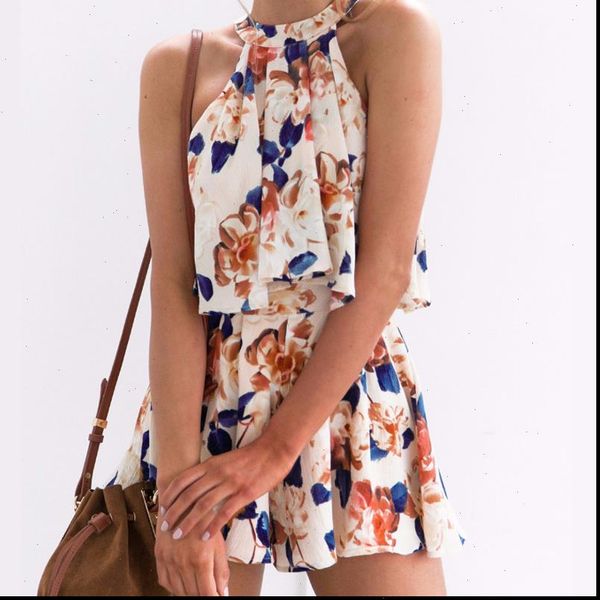 fashion off shoulder floral women tracksuits print summer crop shorts sleeveless 2 piece set beach matching two, Gray
fashion off shoulder floral women tracksuits print summer crop shorts sleeveless 2 piece set beach matching two, Gray