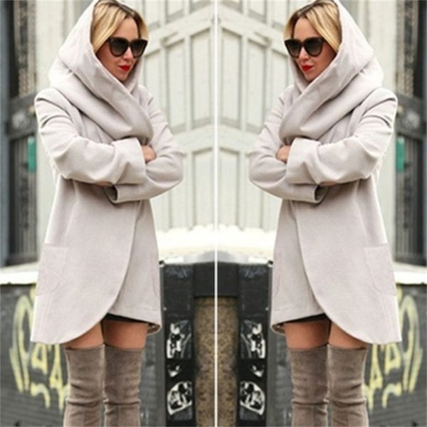 autumn and winter long-sleeved fashion loose woolen coat with pockets plus size s-5xl hooded trench women casual windbreaker 211018, Black
autumn and winter long-sleeved fashion loose woolen coat with pockets plus size s-5xl hooded trench women casual windbreaker 211018, Black