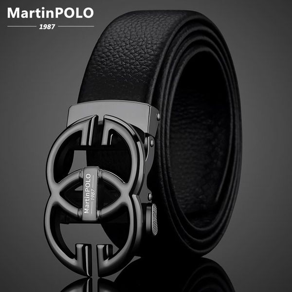 belts martinpolo genuine leather belt men designer fashion for strap male metal automatic buckle, Black;brown
belts martinpolo genuine leather belt men designer fashion for strap male metal automatic buckle, Black;brown