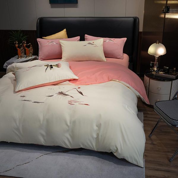 bedding sets nordic embroidery set single king 220x240 simple solid patchwork duvet covers bed sheet linens pillowcase bedcover
bedding sets nordic embroidery set single king 220x240 simple solid patchwork duvet covers bed sheet linens pillowcase bedcover