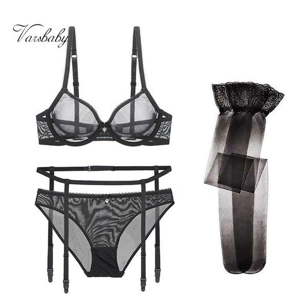 bras sets varsbaby arrival see-through bras+garters+panties+stockings 4 pcs bra and panties set for ladies, Red;black
bras sets varsbaby arrival see-through bras+garters+panties+stockings 4 pcs bra and panties set for ladies, Red;black
