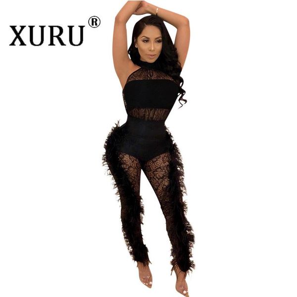 women's jumpsuits & rompers xuru europe and america solid color feather side jumpsuit 2021 autumn bodysuit, Black;white
women's jumpsuits & rompers xuru europe and america solid color feather side jumpsuit 2021 autumn bodysuit, Black;white