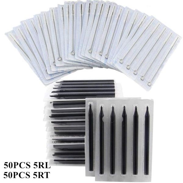 tattoo needles and tips set 50pcs & 5rt black long tubes for machine grip 
tattoo needles and tips set 50pcs & 5rt black long tubes for machine grip
