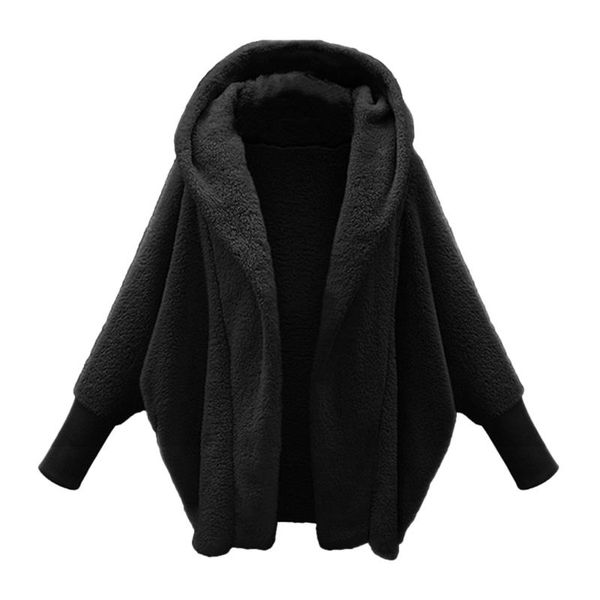 women's fur & faux women hooded zipper coat winter warm wool cotton artificial korean fashion soft plus size harajuku outwear 6, Black
women's fur & faux women hooded zipper coat winter warm wool cotton artificial korean fashion soft plus size harajuku outwear 6, Black
