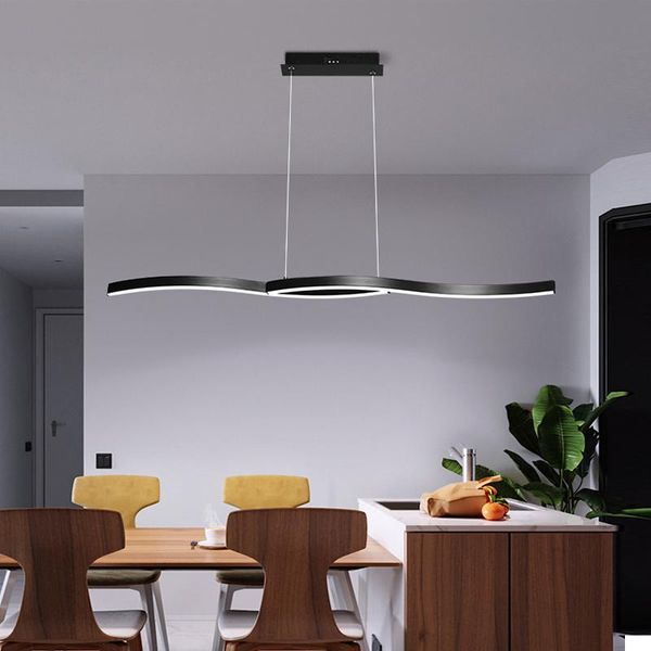 modern led dining pendant lights nordic black/white aluminum chandelier living room kitchen office lighting decorative light lamps
modern led dining pendant lights nordic black/white aluminum chandelier living room kitchen office lighting decorative light lamps