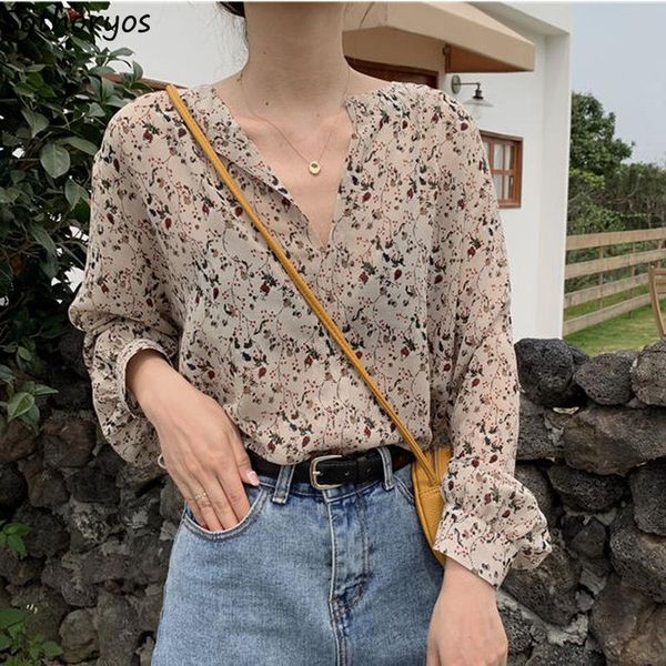 women's blouses & shirts women floral retro v-neck lantern sleeve fashion loose casual teenagers fairy tender temper streetwear sweet c, White
women's blouses & shirts women floral retro v-neck lantern sleeve fashion loose casual teenagers fairy tender temper streetwear sweet c, White