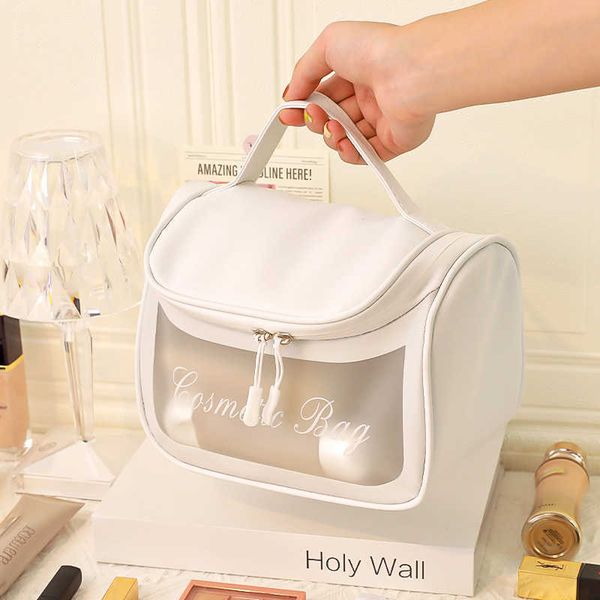 luhao transparent simple large capacity cosmetic bag travel portable storage bag student portable pen bag
luhao transparent simple large capacity cosmetic bag travel portable storage bag student portable pen bag