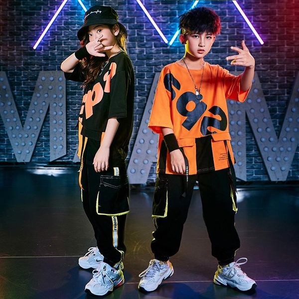 stage wear kid cool hip hop clothing orange crop t shirt streetwear black pants for girls boys jazz dance costume clothes, Black;red
stage wear kid cool hip hop clothing orange crop t shirt streetwear black pants for girls boys jazz dance costume clothes, Black;red