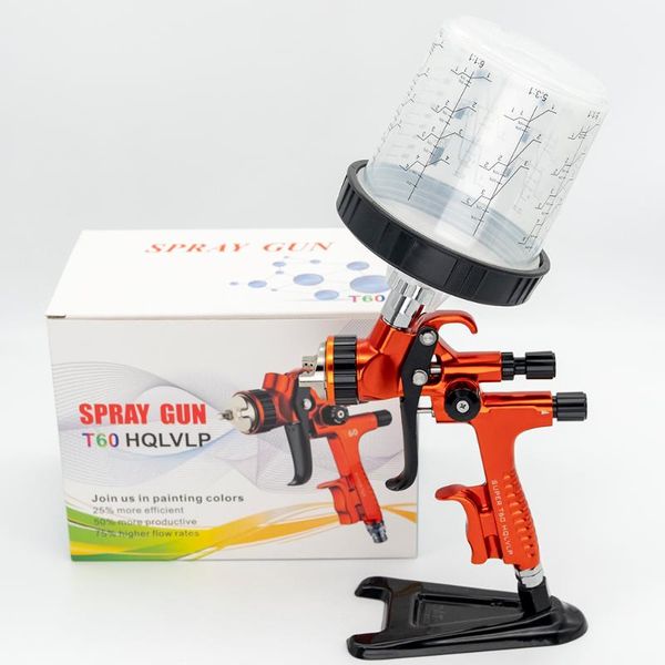 professional spray guns high-end lvlp gun t60 painting with pps tank 1.3mm nozzle paint water based airbrush for car
professional spray guns high-end lvlp gun t60 painting with pps tank 1.3mm nozzle paint water based airbrush for car