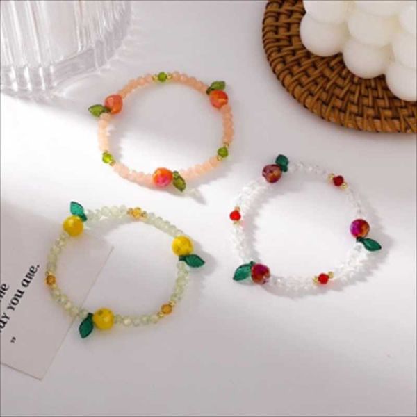 charm bracelets pulsera de cuerda elástica con cuentas fruta para mujer, brazalete cristal, color bonito, 2021 wholesale, Golden;silver
charm bracelets pulsera de cuerda elástica con cuentas fruta para mujer, brazalete cristal, color bonito, 2021 wholesale, Golden;silver