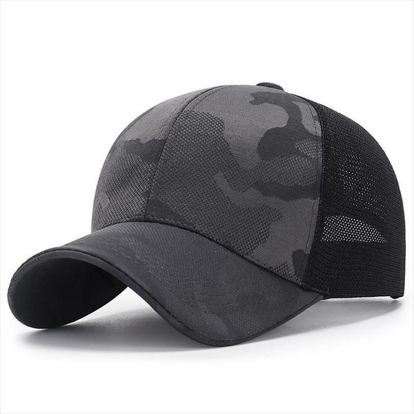 Mesh Cap For Women Men Unisex Sunshade Breathable Outdoor Sport Camouflage Summer Hats Leisure Simple Snapback, Blue;gray
Mesh Cap For Women Men Unisex Sunshade Breathable Outdoor Sport Camouflage Summer Hats Leisure Simple Snapback, Blue;gray