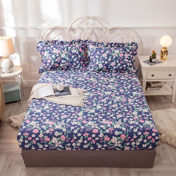 sheets & sets 1 pc blue color breathable bed 100% cotton flower pattern sheet round elastic drap housse (no case )
sheets & sets 1 pc blue color breathable bed 100% cotton flower pattern sheet round elastic drap housse (no case )