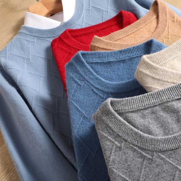 men's sweaters 100% wool men round neck pullover sweater fashion solid color thicken warm bottoming shirt, White;black
men's sweaters 100% wool men round neck pullover sweater fashion solid color thicken warm bottoming shirt, White;black