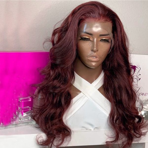 preplucked 26 inch body wave burgundy lace front wig for black women with babyhair glueless daily cosplay long heat resistant natural hairli, Black;brown
preplucked 26 inch body wave burgundy lace front wig for black women with babyhair glueless daily cosplay long heat resistant natural hairli, Black;brown