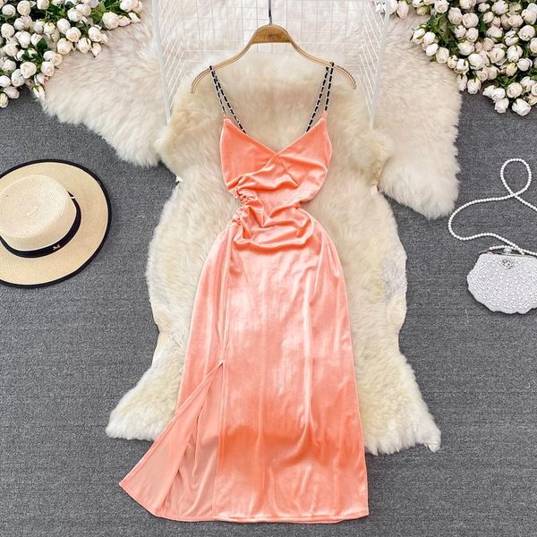 casual dresses spaghetti strap velvet sheath long dress women black/red party maxi robe female elegant strapless vestidos fashion, Black;gray
casual dresses spaghetti strap velvet sheath long dress women black/red party maxi robe female elegant strapless vestidos fashion, Black;gray