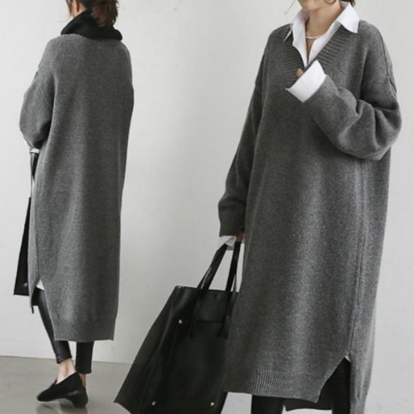 autumn winter pregnant women skirt v-neck knitted bottom over knee long for to wear thick plus size sweater maternity dresses, White
autumn winter pregnant women skirt v-neck knitted bottom over knee long for to wear thick plus size sweater maternity dresses, White