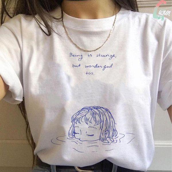 that girl said to women t shirts me print summer spoof personality beautiful harajuku casual loose top, White
that girl said to women t shirts me print summer spoof personality beautiful harajuku casual loose top, White