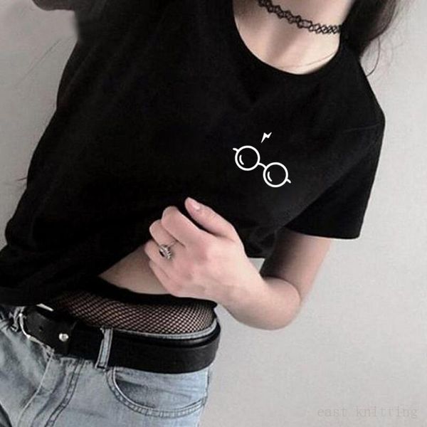 women's t-shirt women print casual slim t-shirts female t shirts harry glasses streetwrear fashion summer black shirt, White
women's t-shirt women print casual slim t-shirts female t shirts harry glasses streetwrear fashion summer black shirt, White