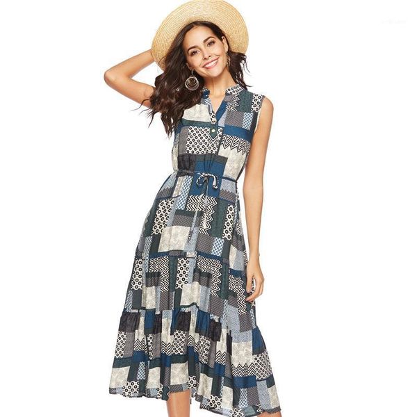 casual dresses donsignet fashion women's dress summer v-neck pullover button printing waist ruffled slim sleeveless, Black;gray
casual dresses donsignet fashion women's dress summer v-neck pullover button printing waist ruffled slim sleeveless, Black;gray