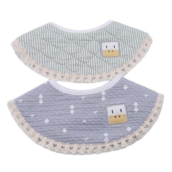 hair accessories baby bibs tassel double slobber cartoon round waterproof infants towel burp cloths children self feeding care, Slivery;white
hair accessories baby bibs tassel double slobber cartoon round waterproof infants towel burp cloths children self feeding care, Slivery;white