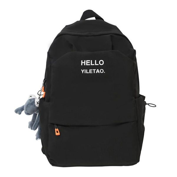 backpack 2021 large capacity waterproof nylon for men and women, simple pure color travel satchel, couples college schoolbag
backpack 2021 large capacity waterproof nylon for men and women, simple pure color travel satchel, couples college schoolbag
