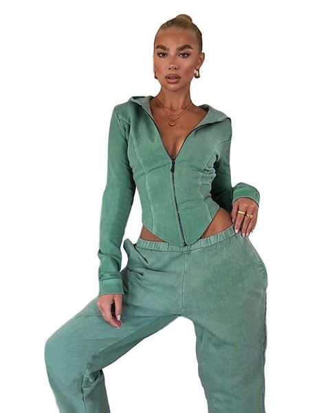 women's two piece pants fashion zipper stand collar 2 set casual lrregular long sleeves and sets female skinny tracksuit, White
women's two piece pants fashion zipper stand collar 2 set casual lrregular long sleeves and sets female skinny tracksuit, White