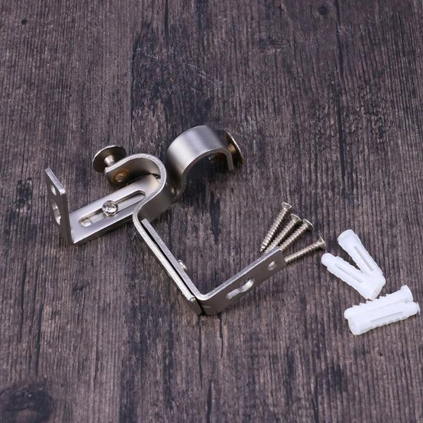 one pair roman style curtain rod iron single brackets 19-22mm extendable holder (silver) & drapes
one pair roman style curtain rod iron single brackets 19-22mm extendable holder (silver) & drapes