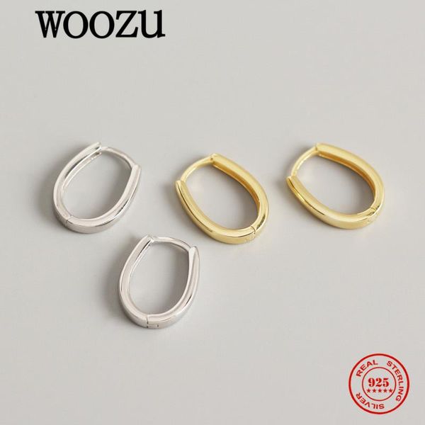 hoop & huggie woozu real 925 sterling silver geometric oval earrings for women charming party bohemian luxury jewelry gift accessories, Golden;silver
hoop & huggie woozu real 925 sterling silver geometric oval earrings for women charming party bohemian luxury jewelry gift accessories, Golden;silver