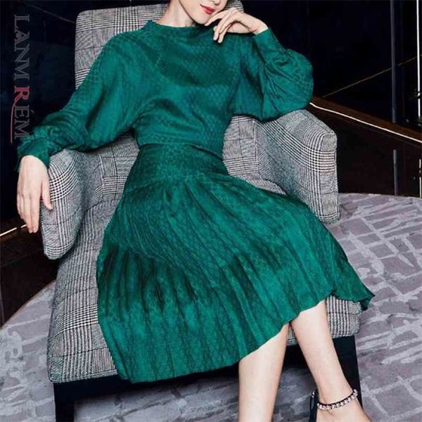 summer pleated print dress temperament long sleeve slim high waist green loose bandage dresses 2h173 210526, Black;gray
summer pleated print dress temperament long sleeve slim high waist green loose bandage dresses 2h173 210526, Black;gray