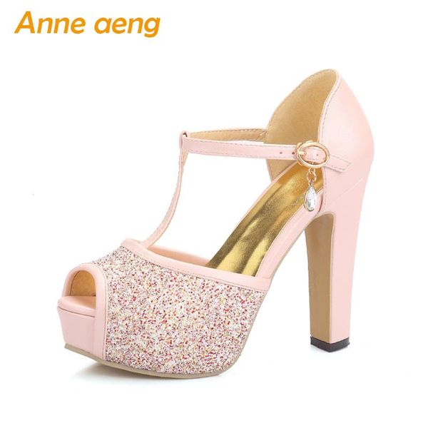 summer women sandals high heel platform shoes peep toe bling sweet mary janes wedding bridal pink size 33-43, Black
summer women sandals high heel platform shoes peep toe bling sweet mary janes wedding bridal pink size 33-43, Black