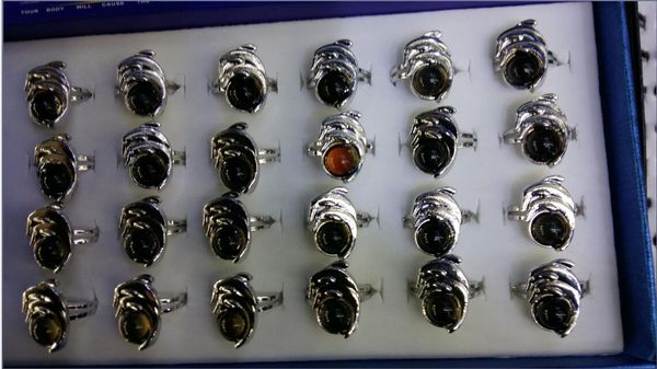 europe fashion double dolphin animal cartoon mood rings open mouth change color ring adjustable mix style 100pcs/lot, Silver
europe fashion double dolphin animal cartoon mood rings open mouth change color ring adjustable mix style 100pcs/lot, Silver