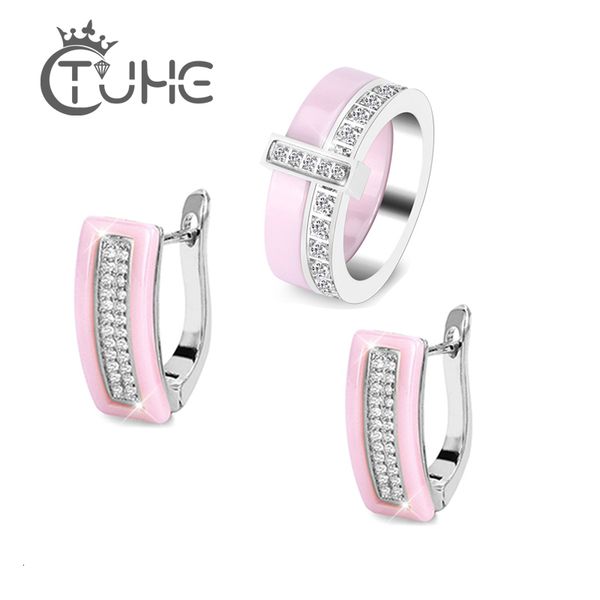 jewelry sets one row crystal ring earrings trendy lovely light pink rhinestone healthy ceramic women wedding gift, Black
jewelry sets one row crystal ring earrings trendy lovely light pink rhinestone healthy ceramic women wedding gift, Black