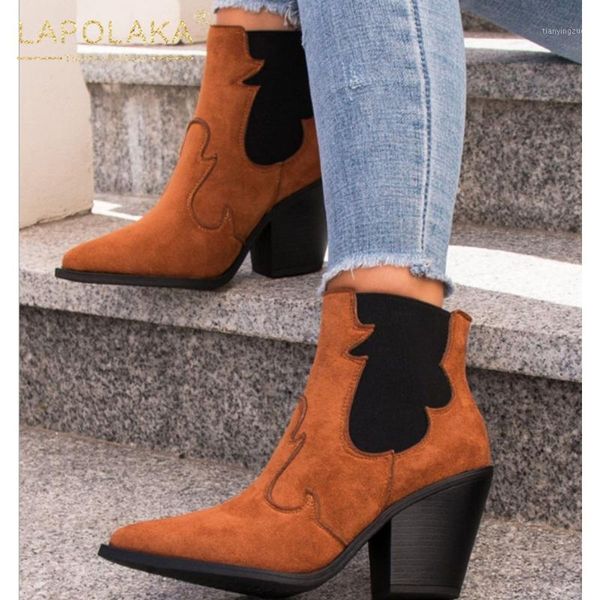boots lapolaka 2021 arrivals pointed toe high heels ankle woman shoes ins office ladies western female1, Black
boots lapolaka 2021 arrivals pointed toe high heels ankle woman shoes ins office ladies western female1, Black