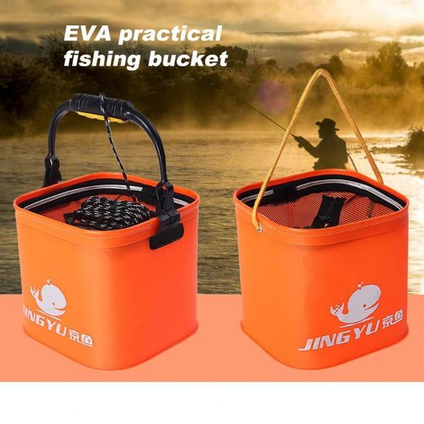 fishing accessories 1 eva bucket folding portable foldable multifunctional fish live bait container for general professional
fishing accessories 1 eva bucket folding portable foldable multifunctional fish live bait container for general professional