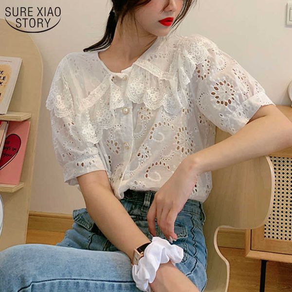 fashion women lace embroidery blouse french retro hollow out white shirt lace blouse elegant short sleeve female 13609 210527
fashion women lace embroidery blouse french retro hollow out white shirt lace blouse elegant short sleeve female 13609 210527