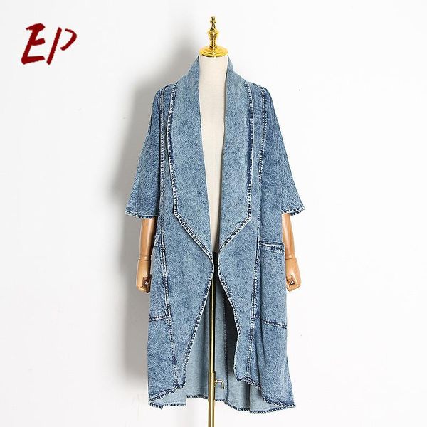 female fashion clothing 2021 tide vintage denim women windbreaker lapel collar half sleeve high waist trench coats women's, Tan;black
female fashion clothing 2021 tide vintage denim women windbreaker lapel collar half sleeve high waist trench coats women's, Tan;black