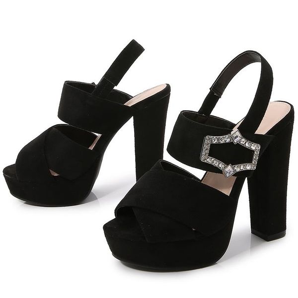 sandals fashion flock peep toe waterproof platform high heels ankle wrap black women shoes
sandals fashion flock peep toe waterproof platform high heels ankle wrap black women shoes