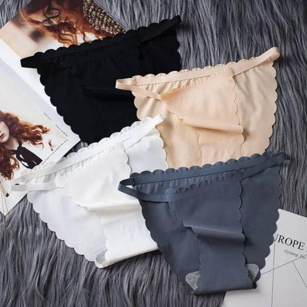 women's panties miiow seamless underwear mid-waist ice silk antibacterial cotton crotch temptation breathable briefs, Black;pink
women's panties miiow seamless underwear mid-waist ice silk antibacterial cotton crotch temptation breathable briefs, Black;pink