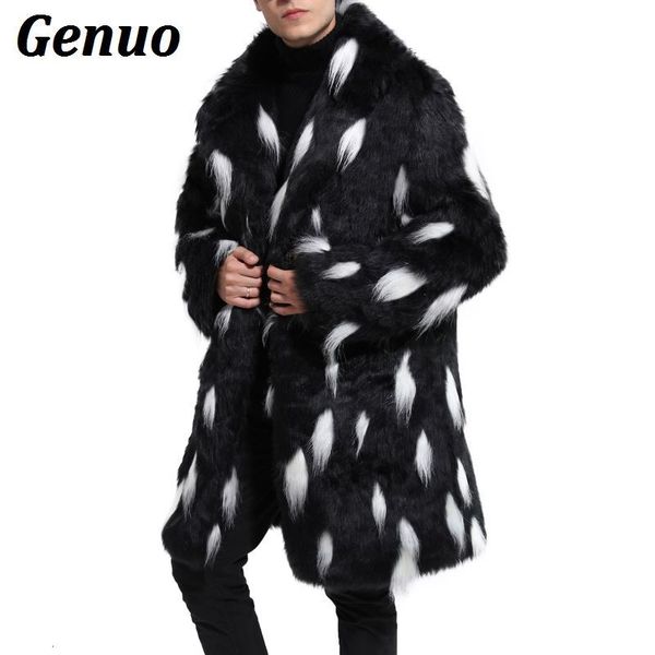 coat winter patchwork faux fur parka outwear fashion men punk jackets streetwear long overcoats windbreaker coats, Black
coat winter patchwork faux fur parka outwear fashion men punk jackets streetwear long overcoats windbreaker coats, Black
