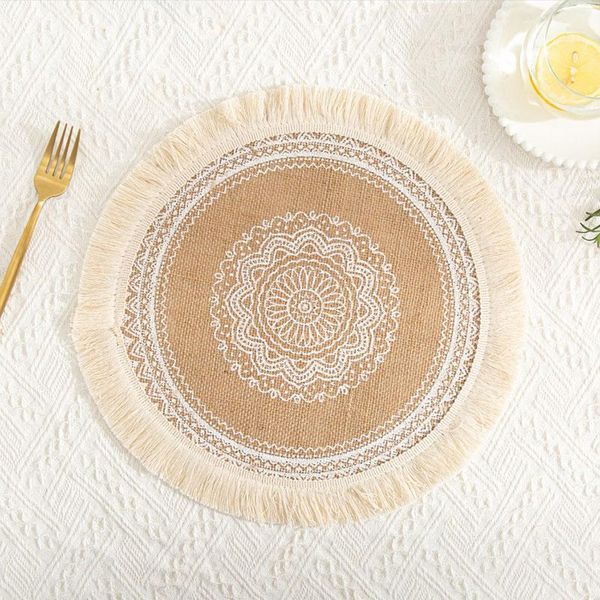 mats & pads nordic style round embroidery table placemat non-slip heat insulation furniture decoration mat coffee cup 37cm
mats & pads nordic style round embroidery table placemat non-slip heat insulation furniture decoration mat coffee cup 37cm