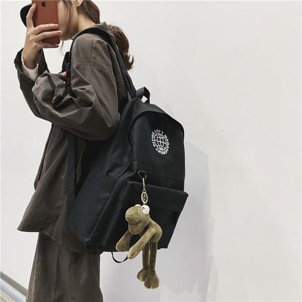 backpack student canvas zipper reflective strip large capacity school bags for women men computer bag
backpack student canvas zipper reflective strip large capacity school bags for women men computer bag