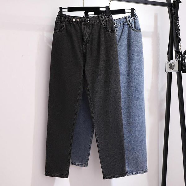 women's jeans vintage boyfriend for women clothing loose fashion wide leg pants female streetwear high waist mom denim q4079, Blue
women's jeans vintage boyfriend for women clothing loose fashion wide leg pants female streetwear high waist mom denim q4079, Blue