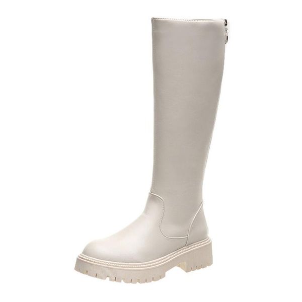 boots 2021 women shoes chunky heels platform knee high pu leather slim long modern zip lady botas mujer, Black
boots 2021 women shoes chunky heels platform knee high pu leather slim long modern zip lady botas mujer, Black