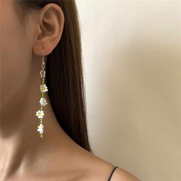 contrast color daisy beaded dangle earrings women colorful woven long earring hook bohemian europe flower ear drop jewelry accessories whole, Silver
contrast color daisy beaded dangle earrings women colorful woven long earring hook bohemian europe flower ear drop jewelry accessories whole, Silver