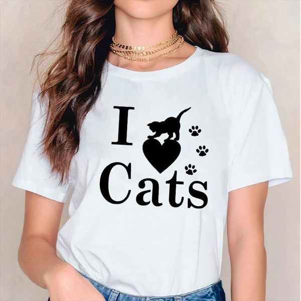 men love cat paw heart t shirt y cartoon cute kawaii 90s ladies print lady mens graphic female tee, White;black
men love cat paw heart t shirt y cartoon cute kawaii 90s ladies print lady mens graphic female tee, White;black