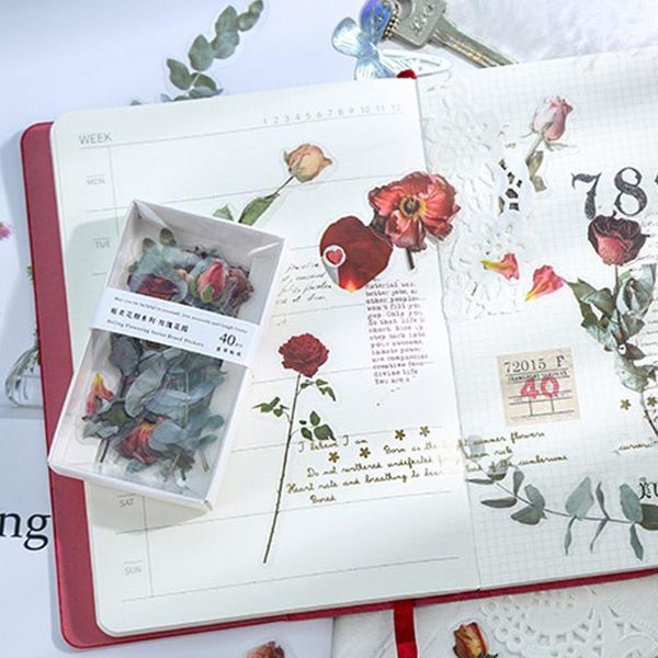 gift wrap 40pcs various shapes stickers flower season plant floral series decals for journal stationery diy scrapbook sticker decor
gift wrap 40pcs various shapes stickers flower season plant floral series decals for journal stationery diy scrapbook sticker decor
