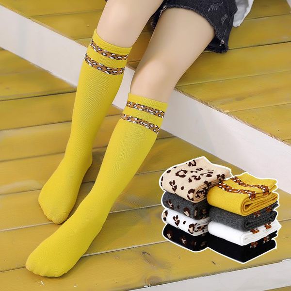 autumn winter girls knee high socks leopard print striped soft cotton long boys for children 2-12y, Pink;yellow
autumn winter girls knee high socks leopard print striped soft cotton long boys for children 2-12y, Pink;yellow