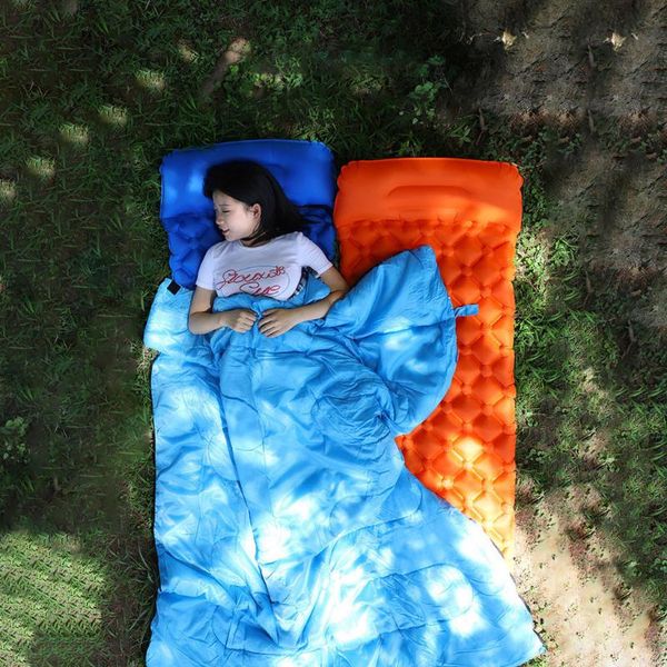 sleeping bags outdoor inflatable pad air cushion camping mat with pillow mattress sofa
sleeping bags outdoor inflatable pad air cushion camping mat with pillow mattress sofa