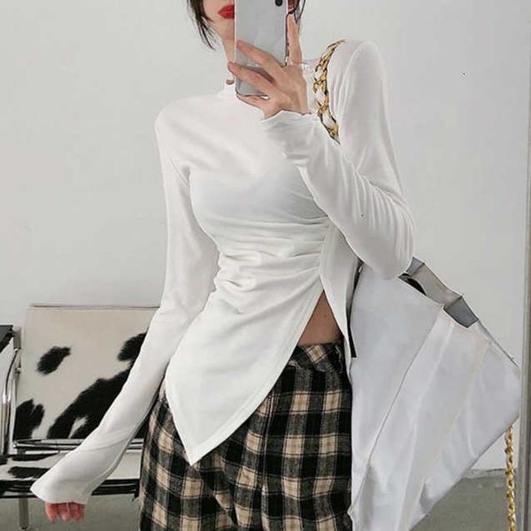 women's t-shirt t-shirt self-cultivation irregular white long-sleeved bottoming shirt in the spring of foreign style corset u1zo
women's t-shirt t-shirt self-cultivation irregular white long-sleeved bottoming shirt in the spring of foreign style corset u1zo