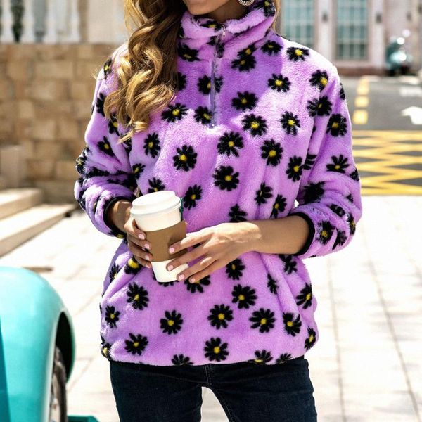 women's hoodies & sweatshirts fleece teddy hoodie womens autumn winter sweatshirt daisy print plush pocket zipper loose pullover female, Black
women's hoodies & sweatshirts fleece teddy hoodie womens autumn winter sweatshirt daisy print plush pocket zipper loose pullover female, Black